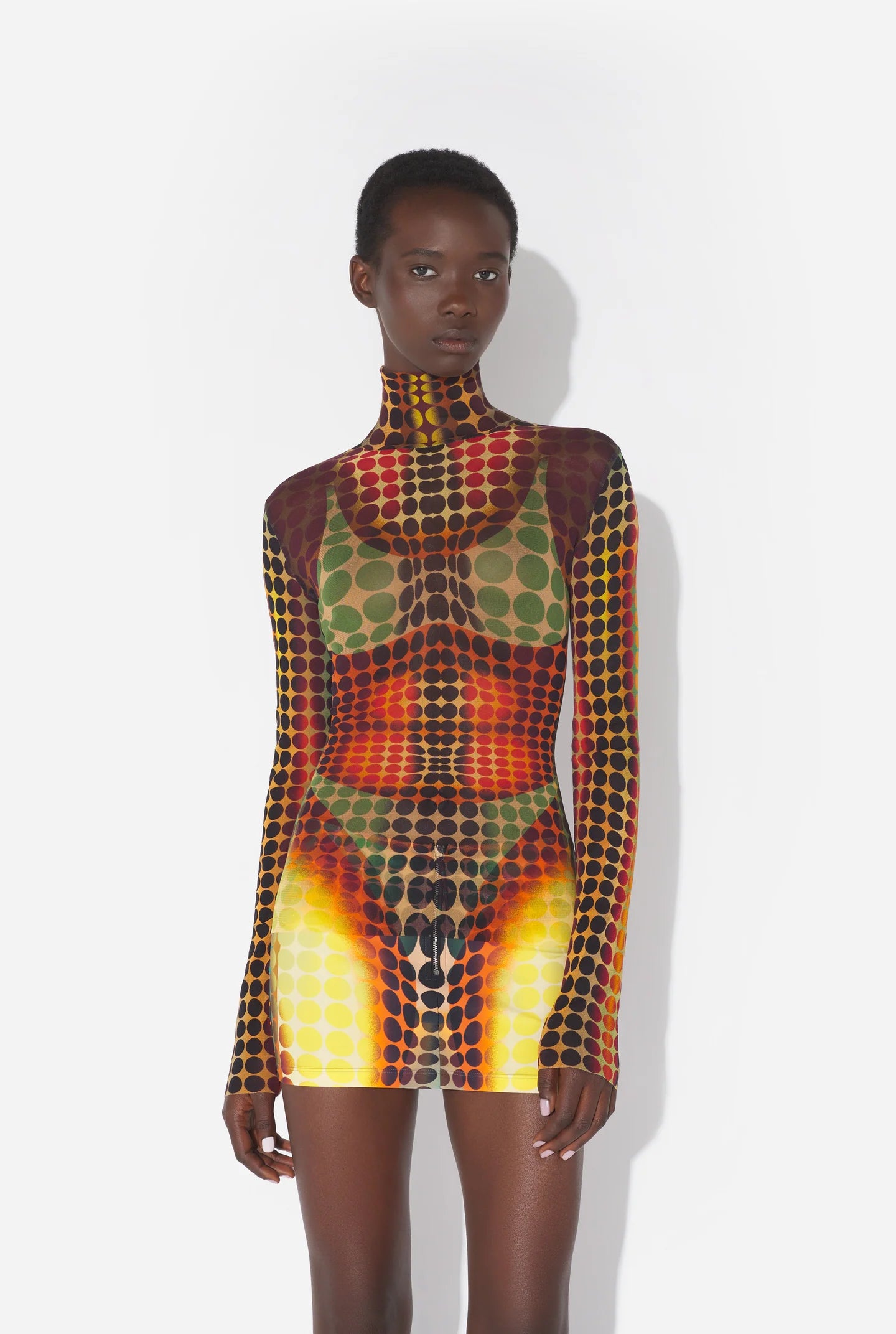 High Neck With Long Sleeves