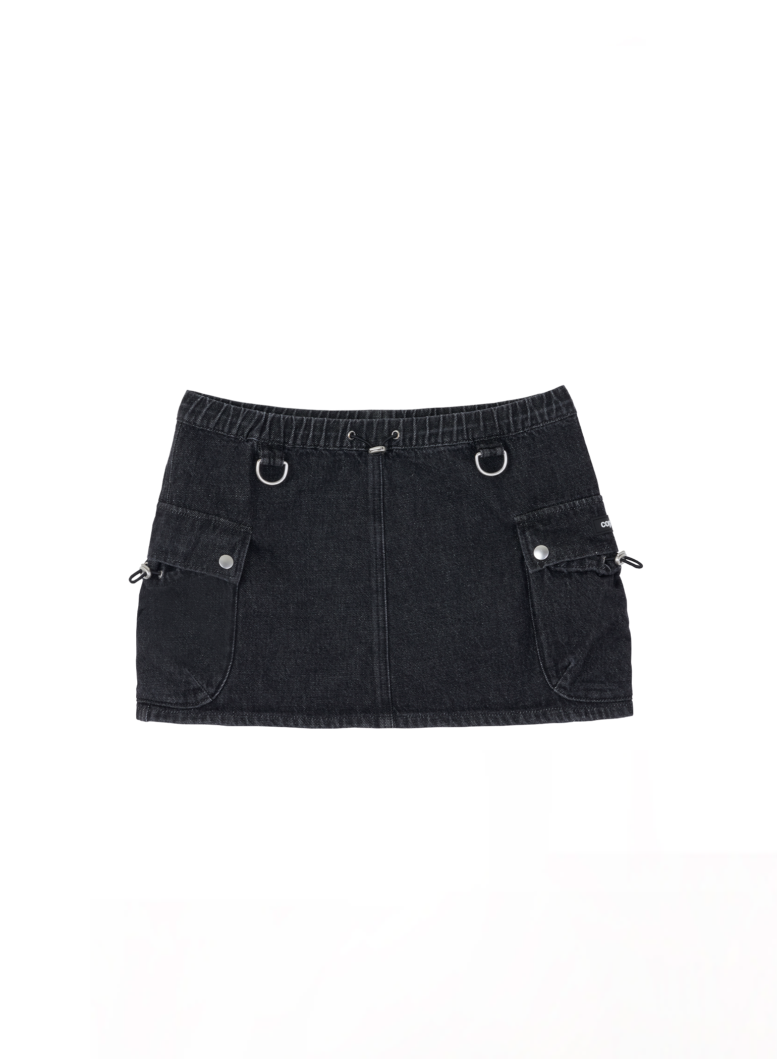 Denim Cargo Skirt