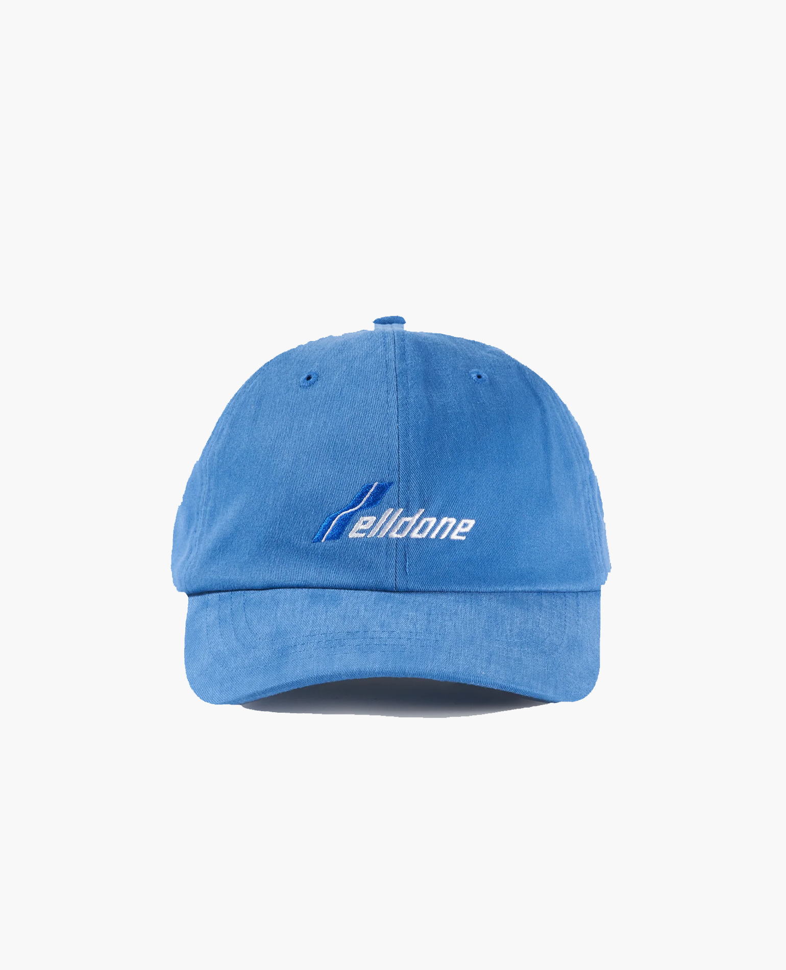 Blue logo cap