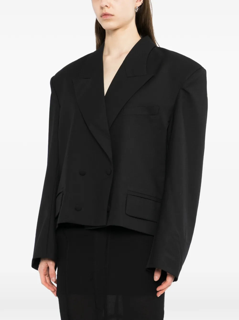 Women Slouchy Blazer Woven