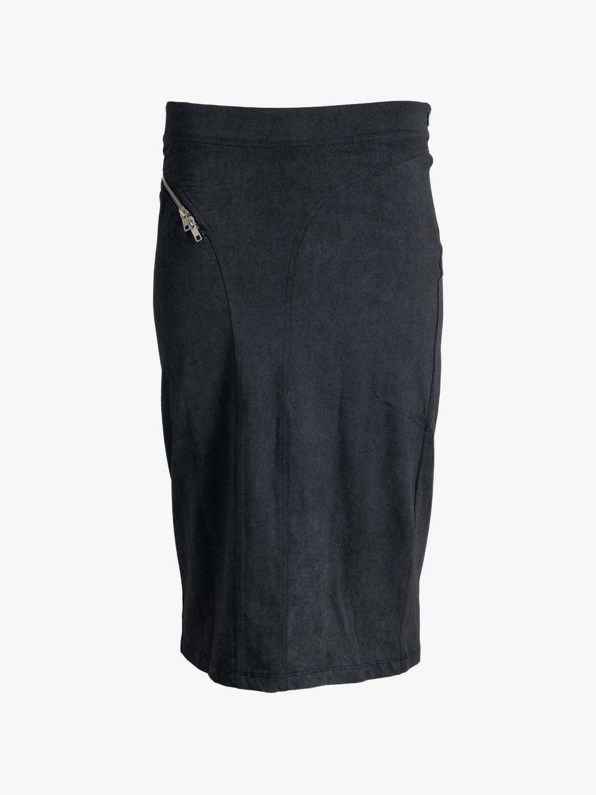 Women Zipper Skirt Knit