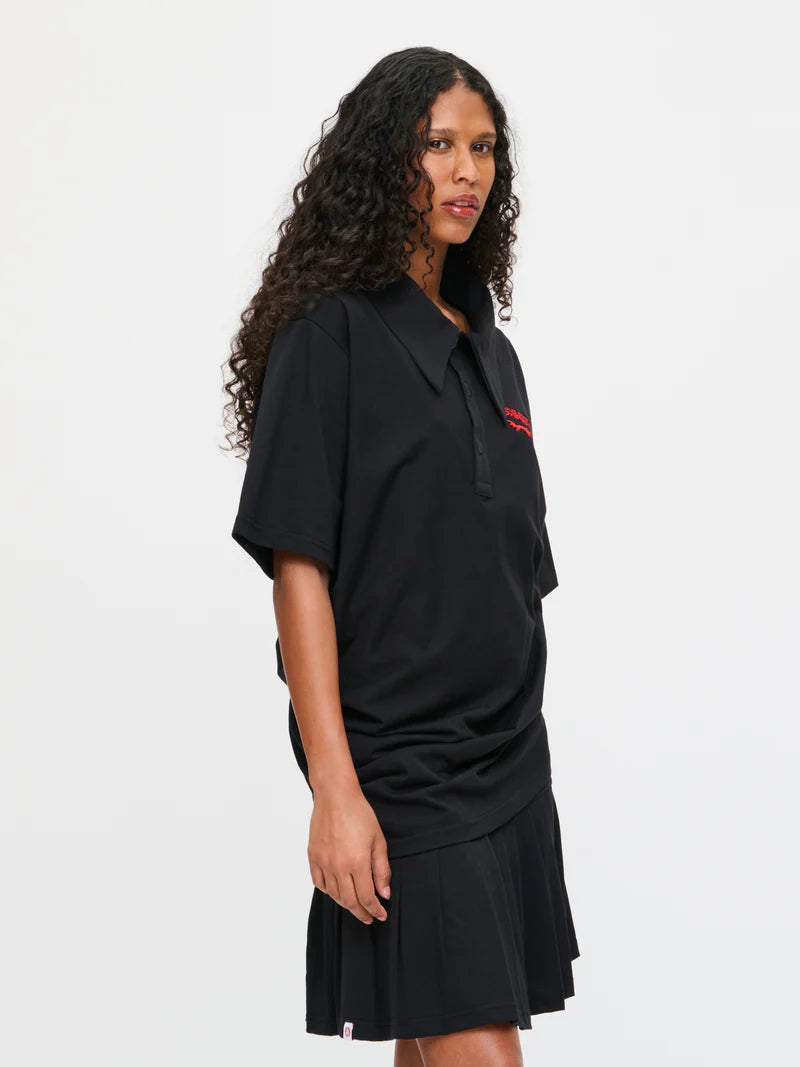Woven Topsy Turvy Jersey Dress