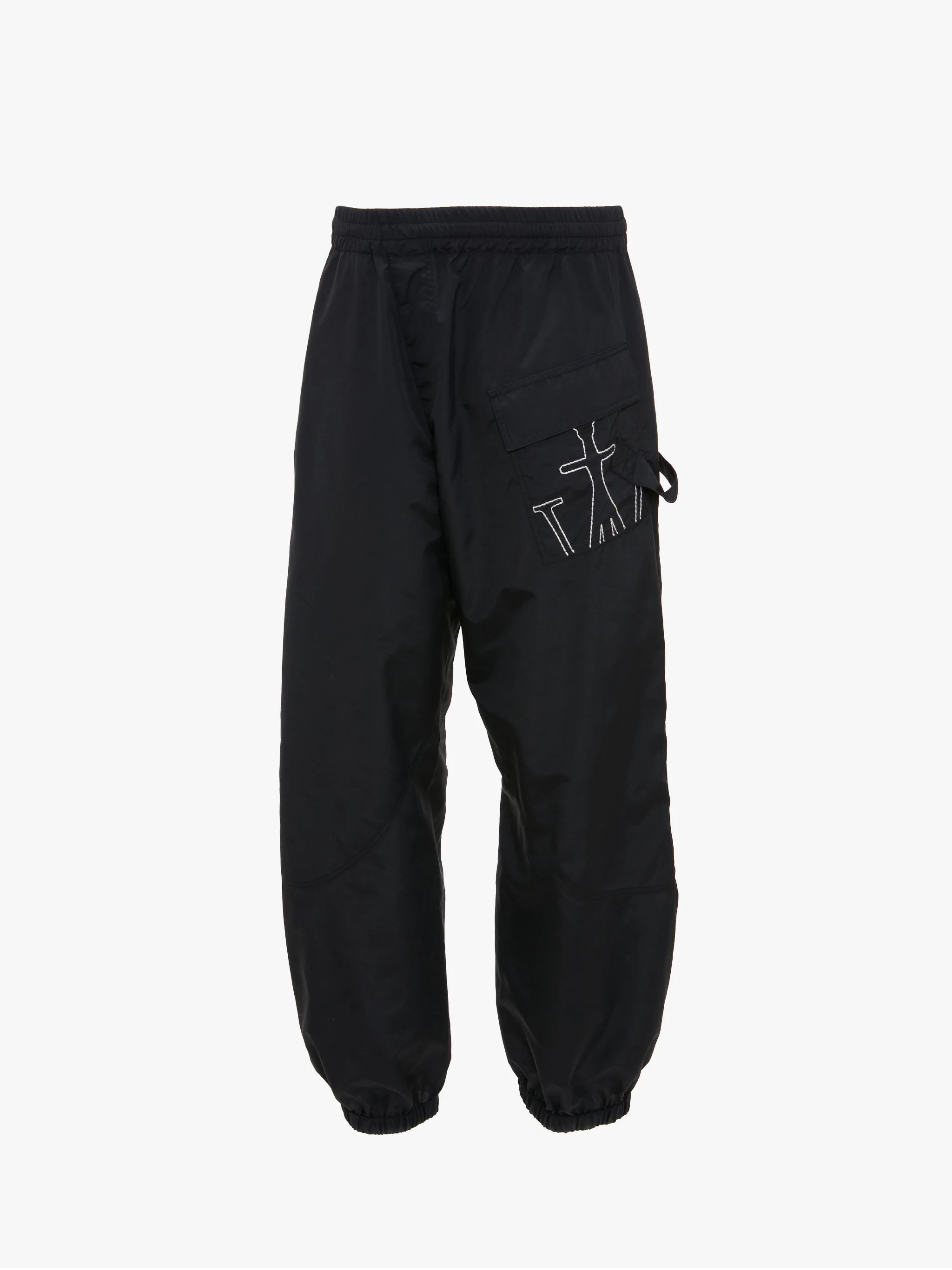 Twisted Joggers With Anchor Logo Print