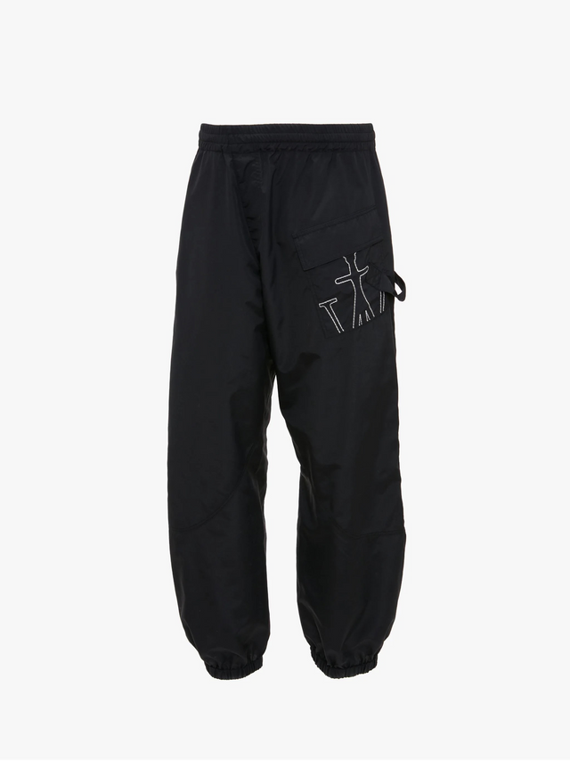 Twisted Joggers With Anchor Logo Print