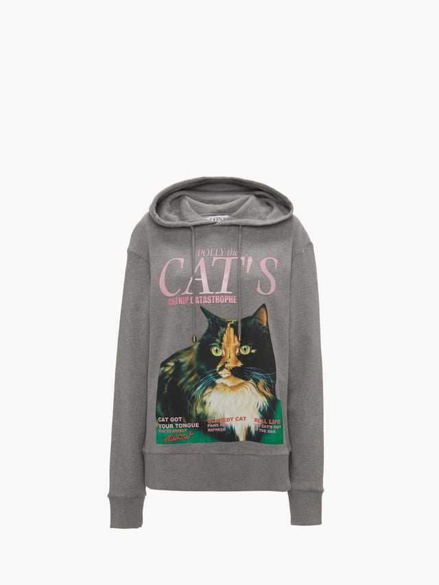 CAT PRINT HOODIE