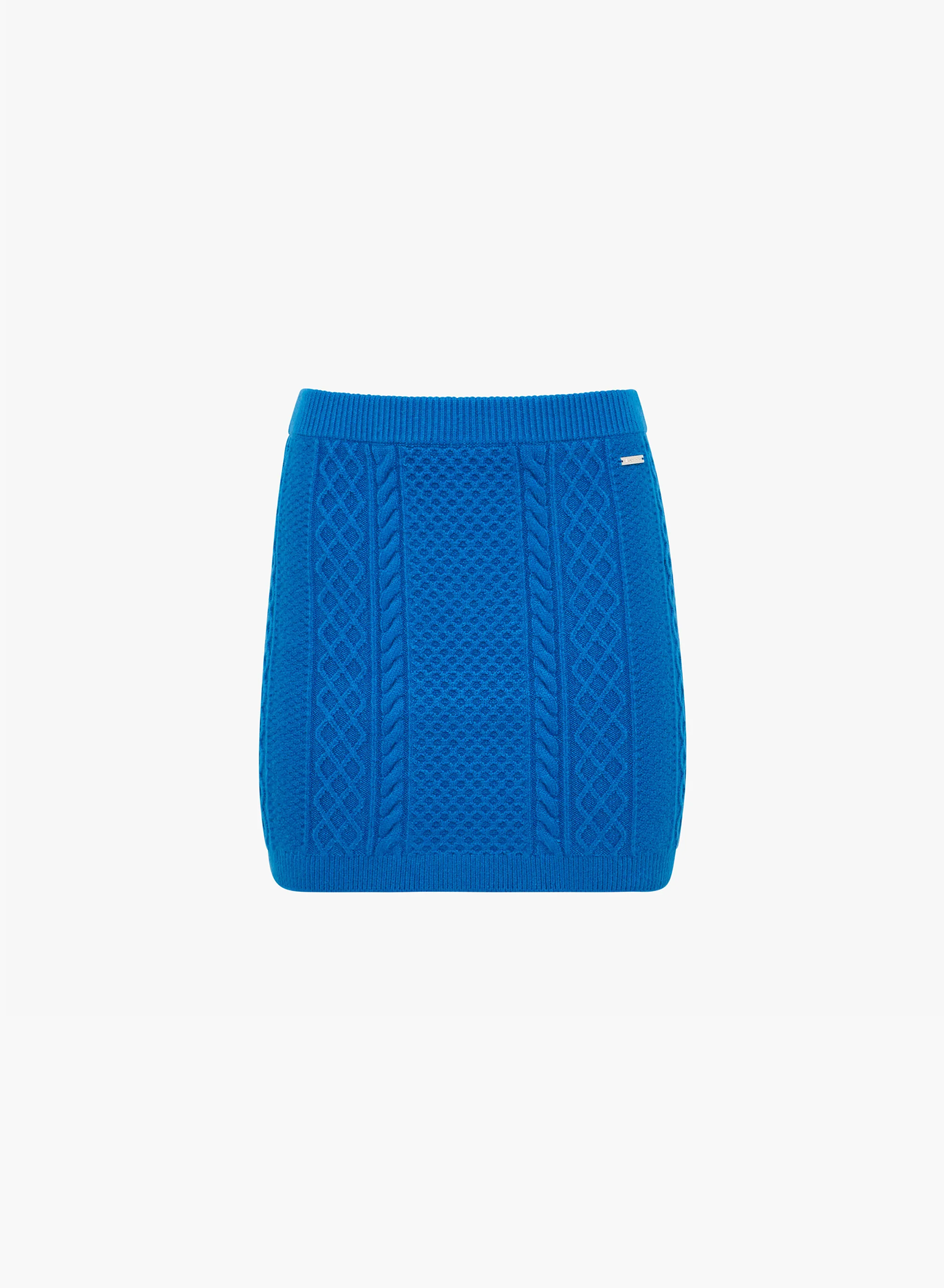 Cable Knit Mini Skirt