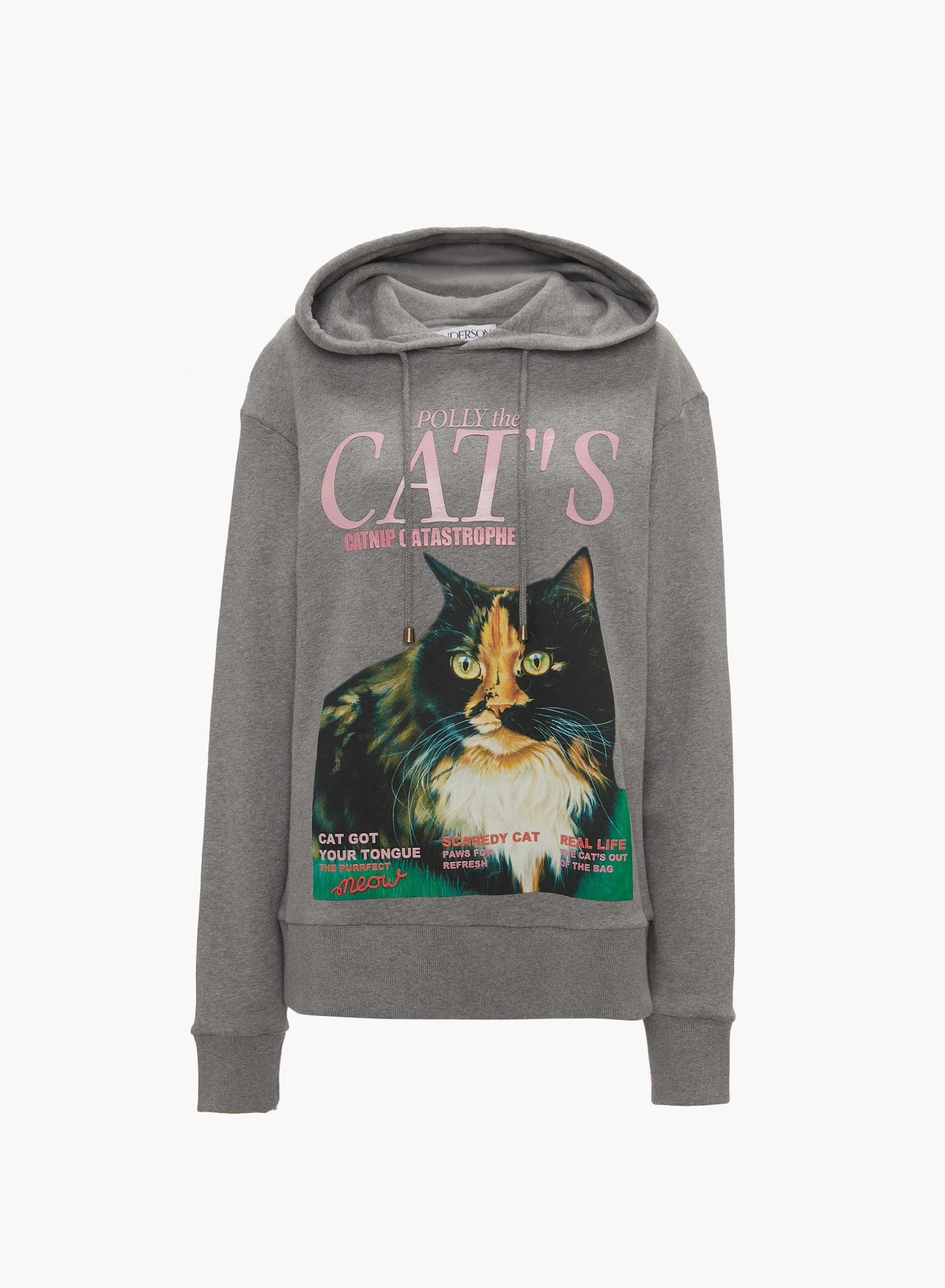 Cat Print Hoodie