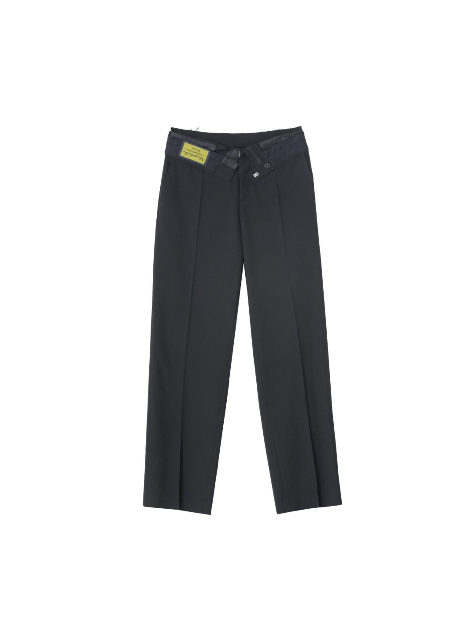 Contrasted Hem Suit Pant