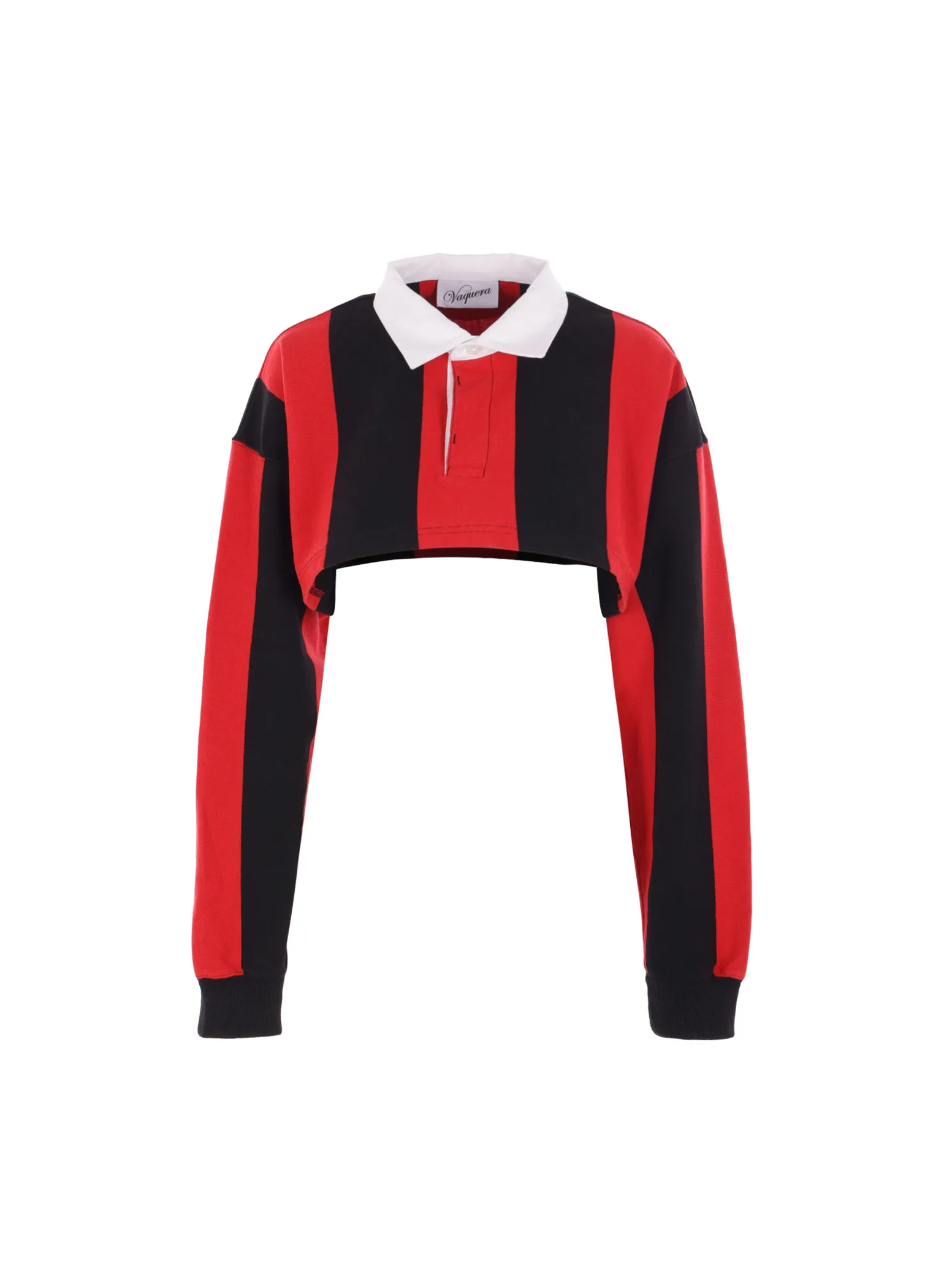 Cropped Rugby Shirt Knit
