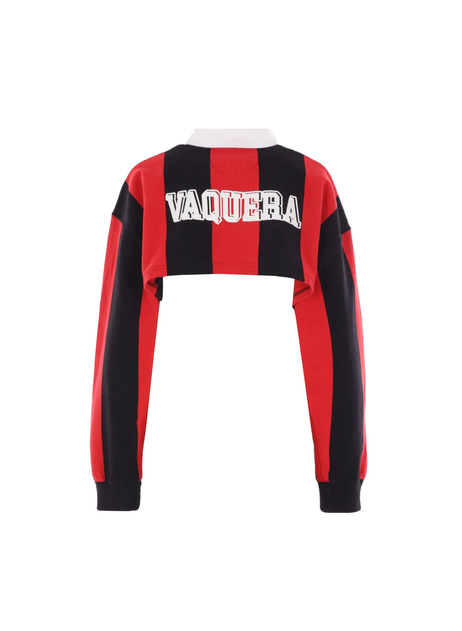 Cropped Rugby Shirt Knit