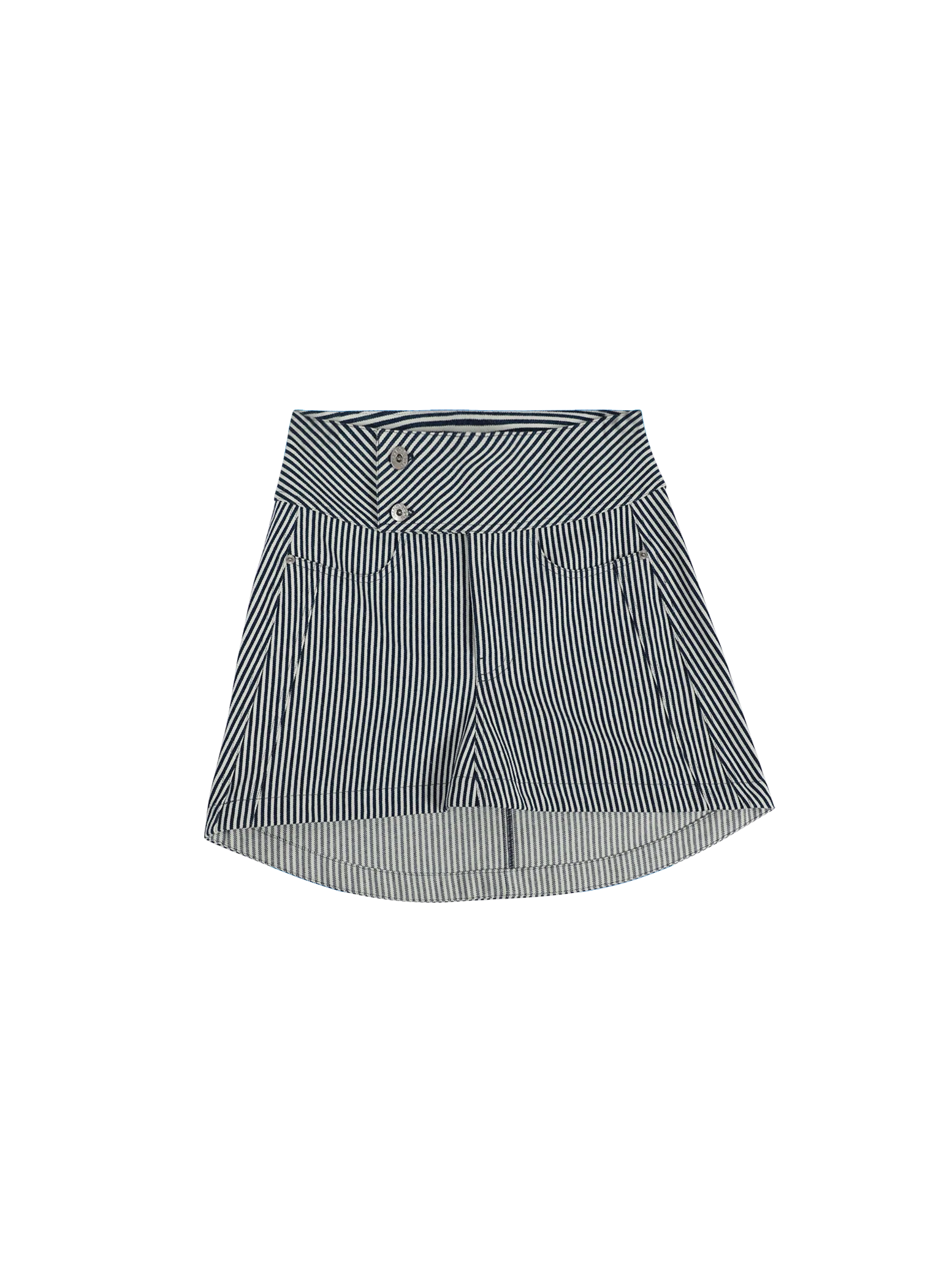 Curved Hem Mini Skirt