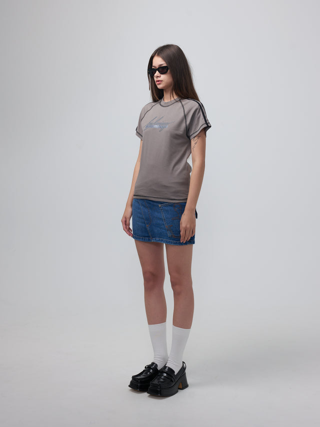 Raglan Shrunken T-shirt