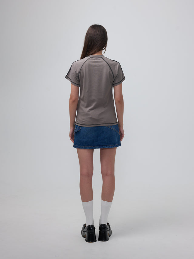 Raglan Shrunken T-shirt