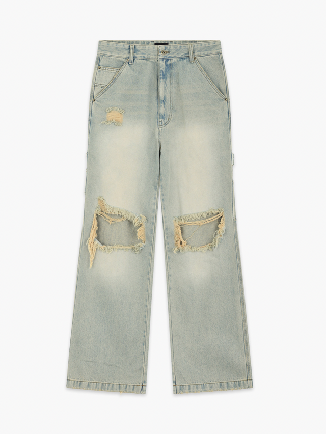 Distressed Denim Pants