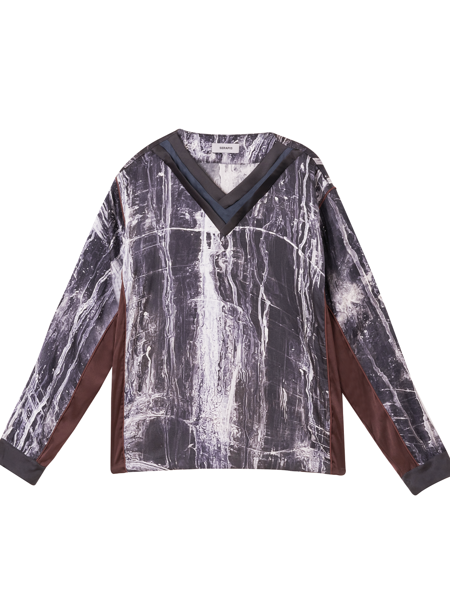 Scrapyard Drips Dust Double V Silk Top