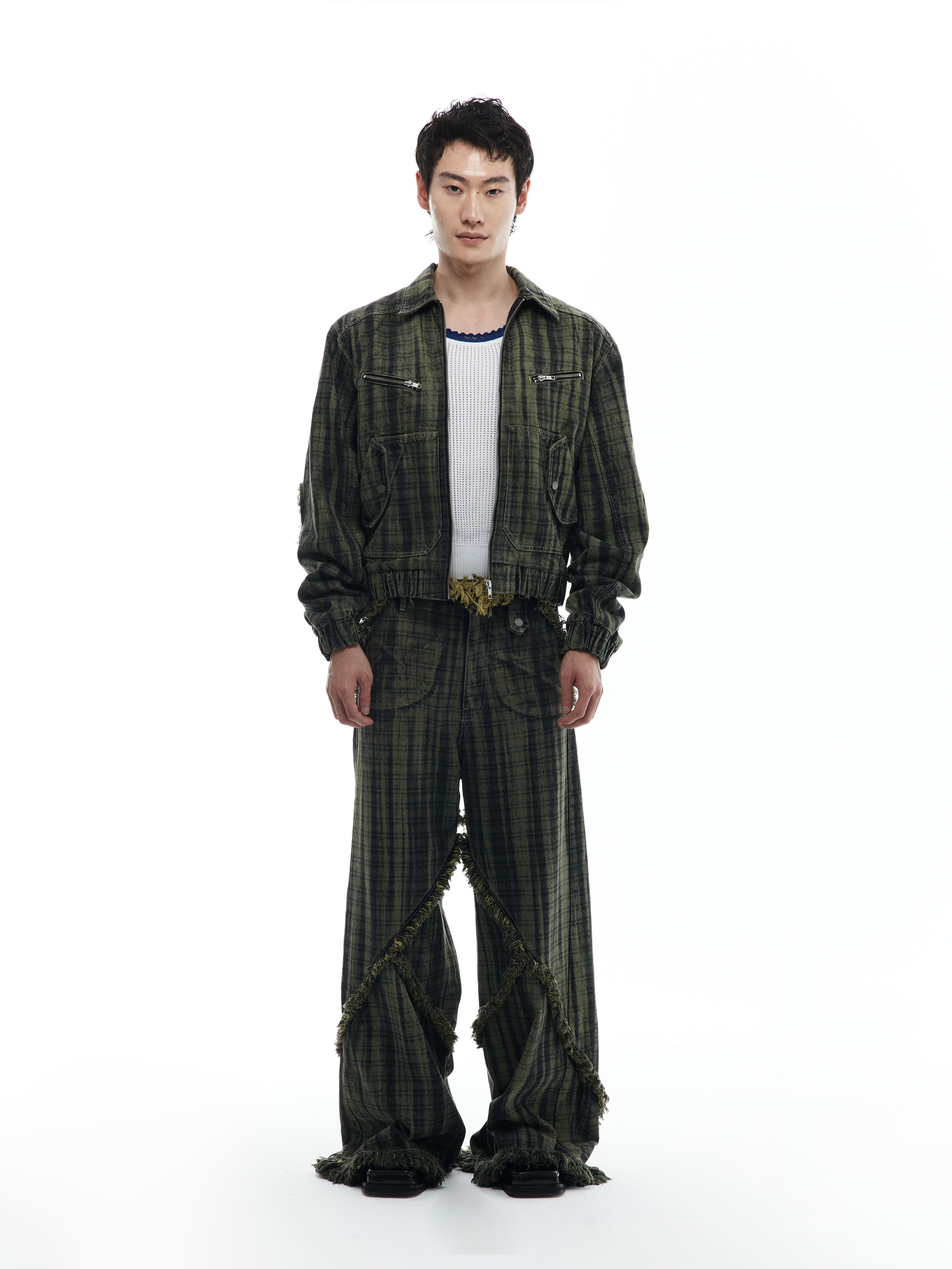 Denim Lining Bomber