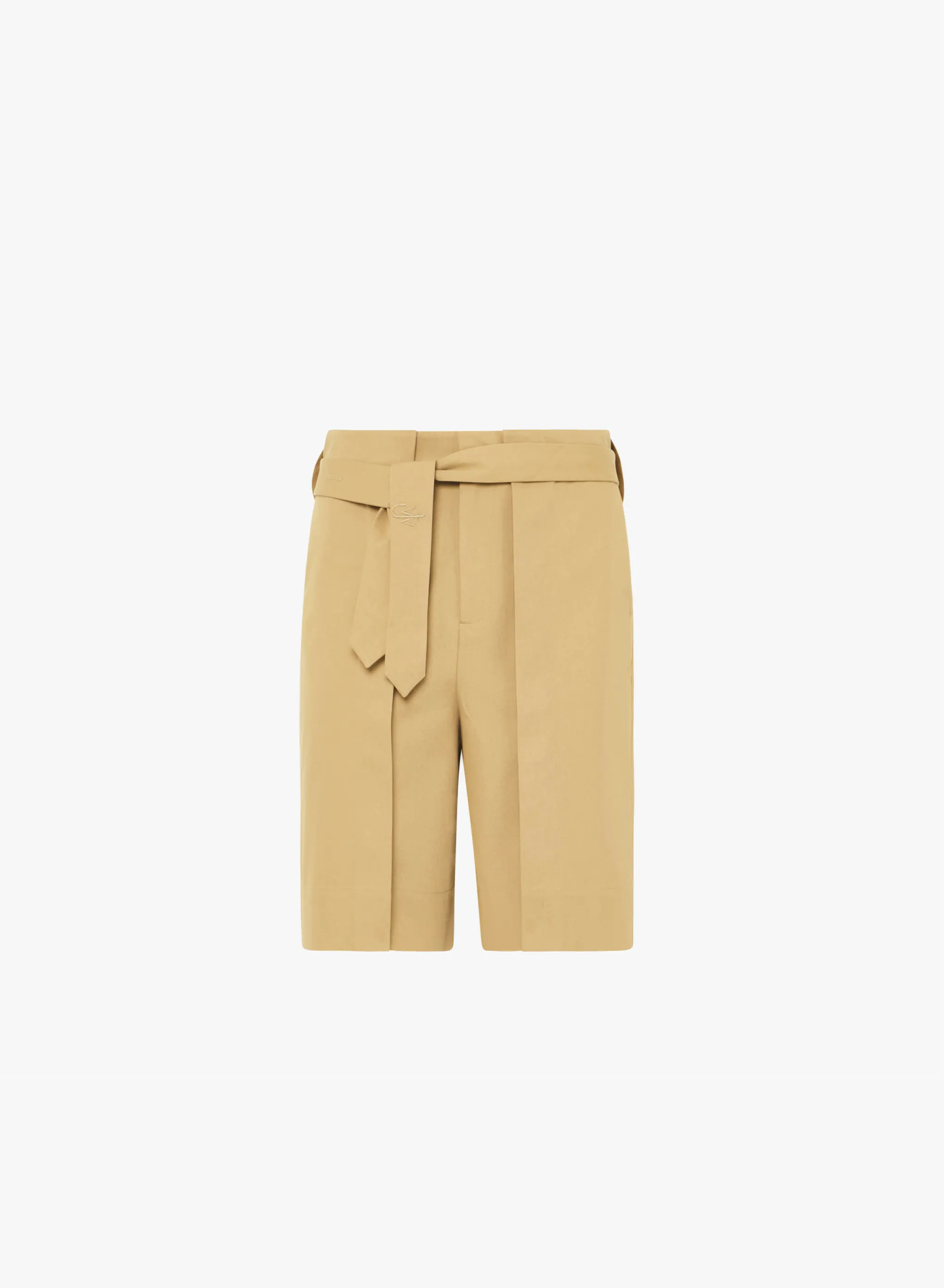 Folded Front Pleat Shorts