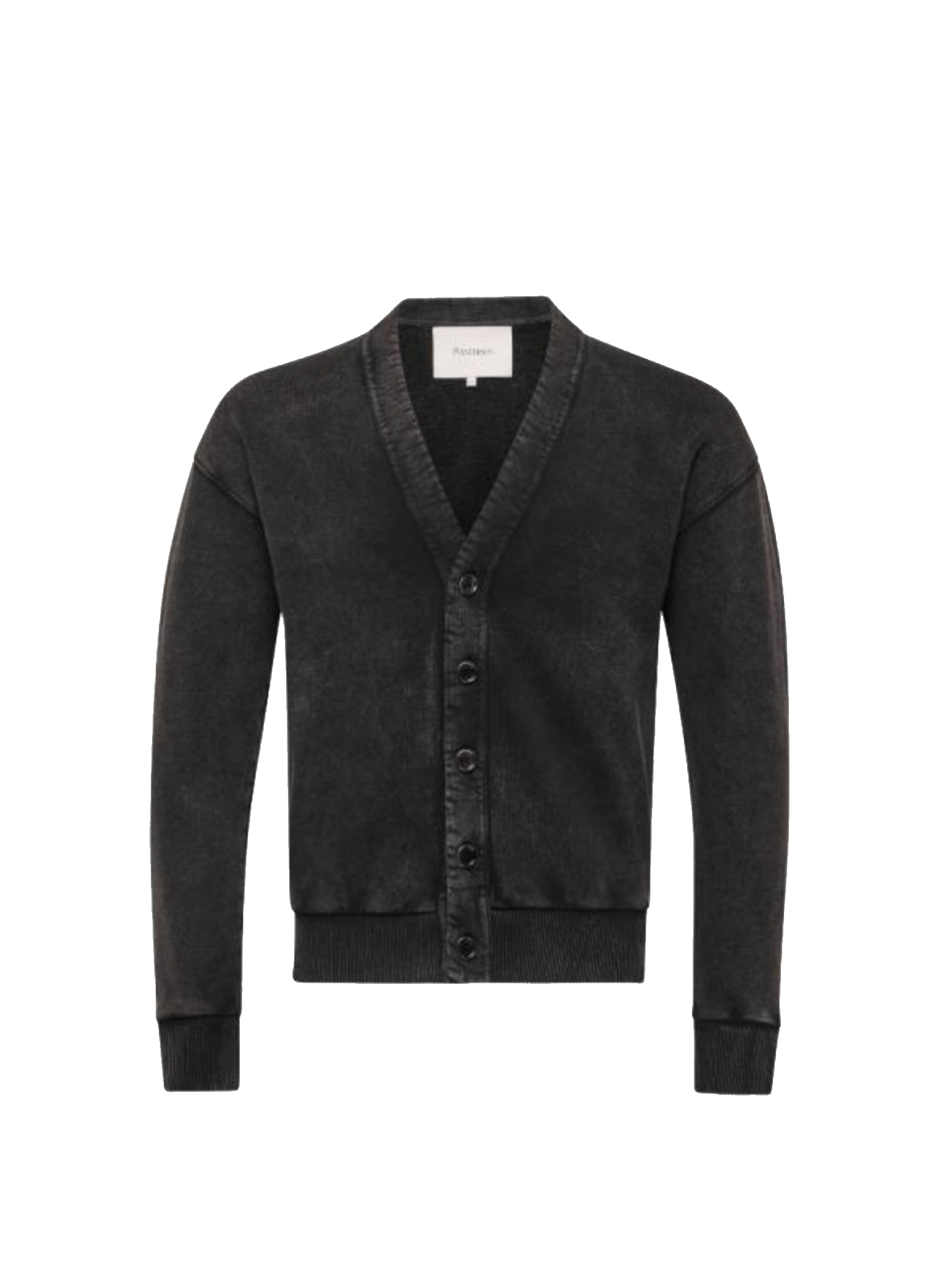 Garment Dye V Neck Cardigan