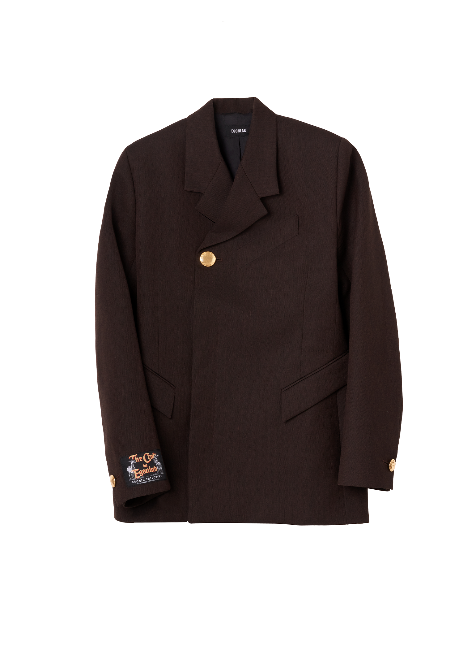 Golden Button Fitted Jacket