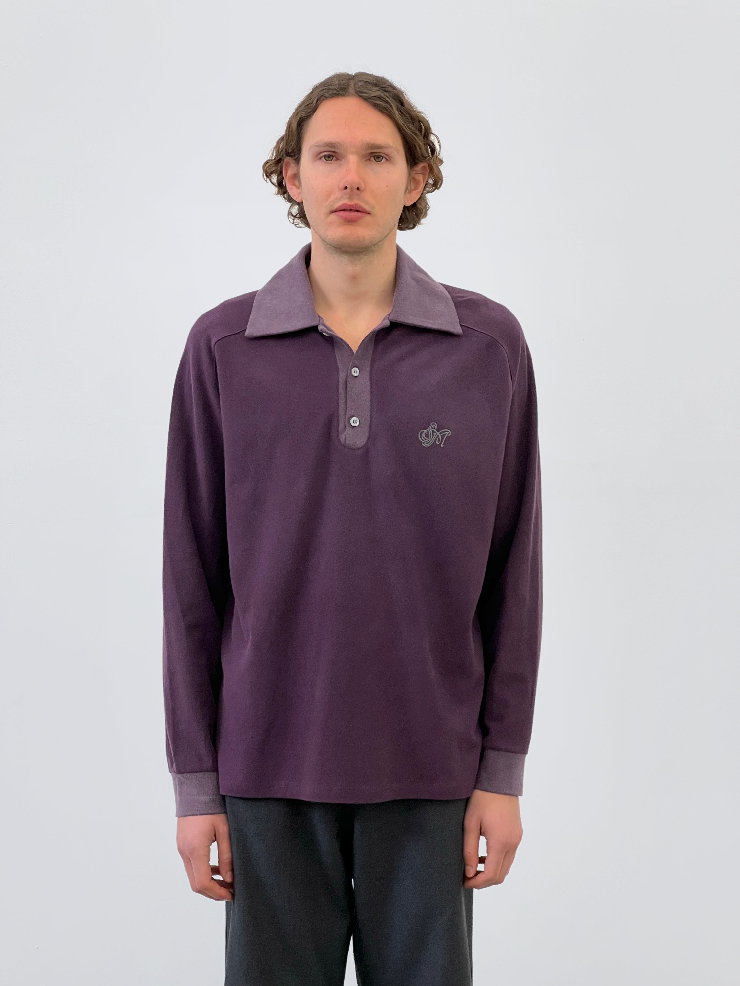 Long Sleeve Polo Top