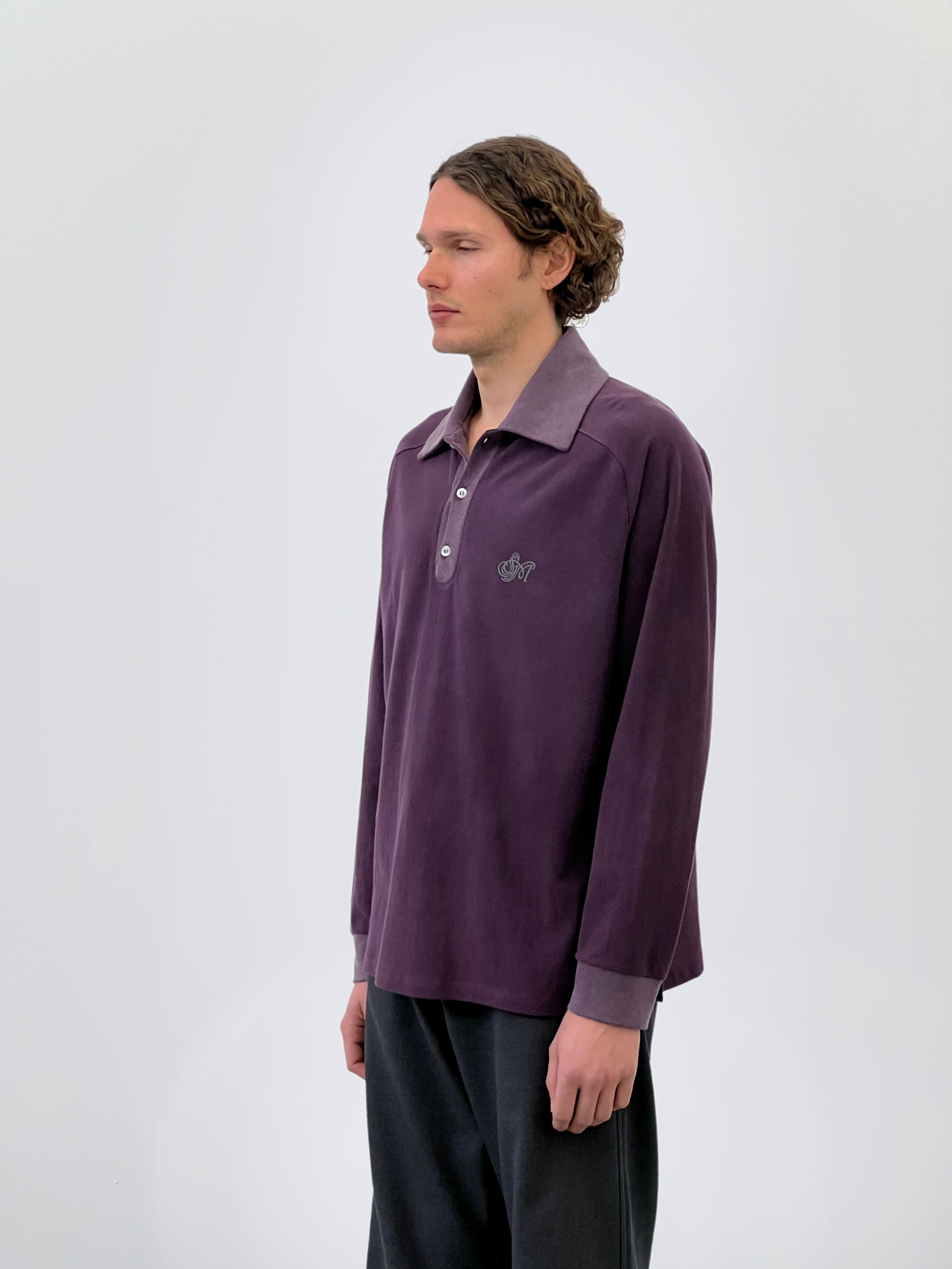 Long Sleeve Polo Top