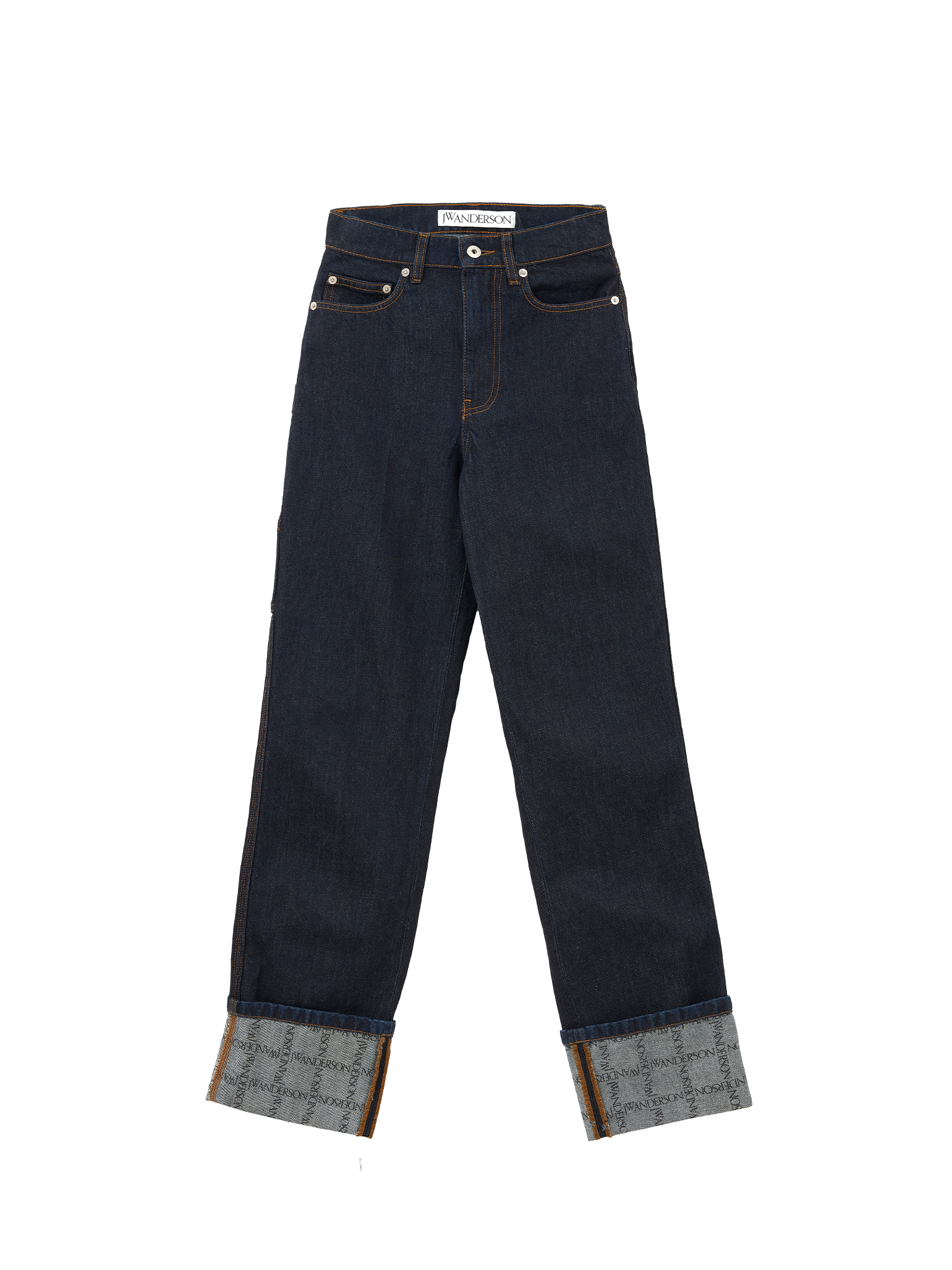 Logo Grid Denim Jeans