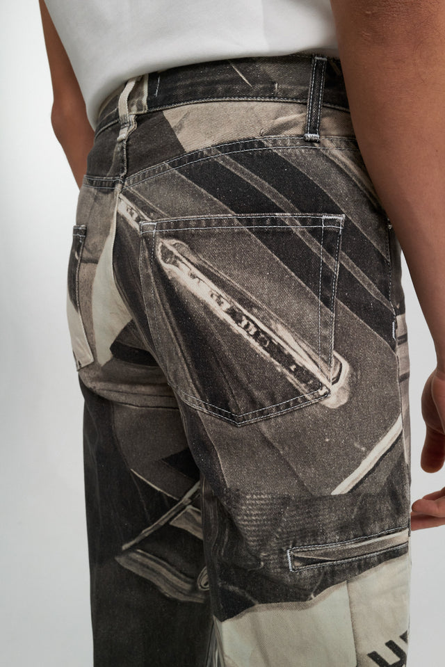 Printed Carpenter Jeans