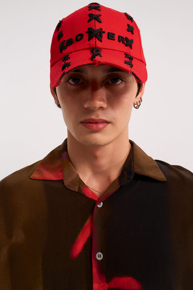 Botter Classic Cap Red With Stitches