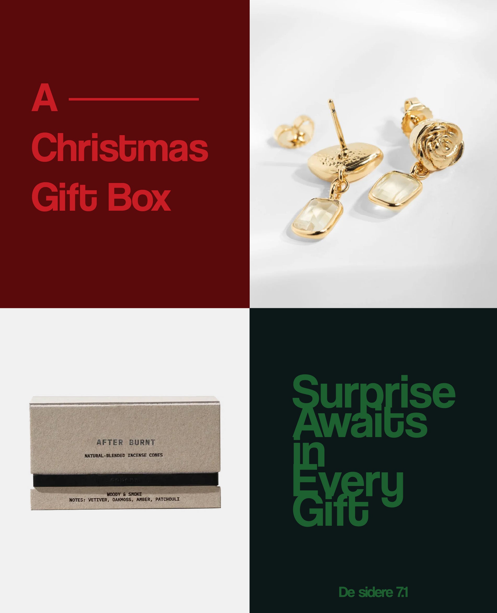 Xmas Gift Box - LOUISE DAMAS Lison Boucles Citrinei x  Copenn Incense sticks