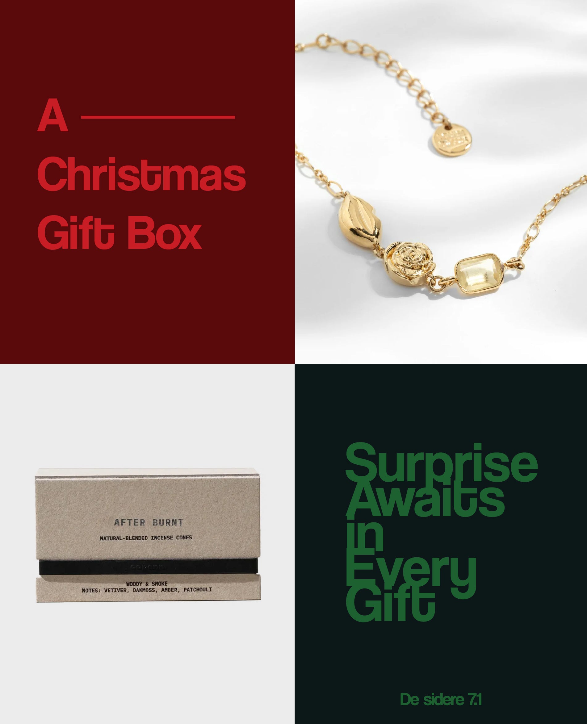 Xmas Gift Box - LOUISE DAMAS Lison Bracelet Citrine x  Copenn Incense sticks