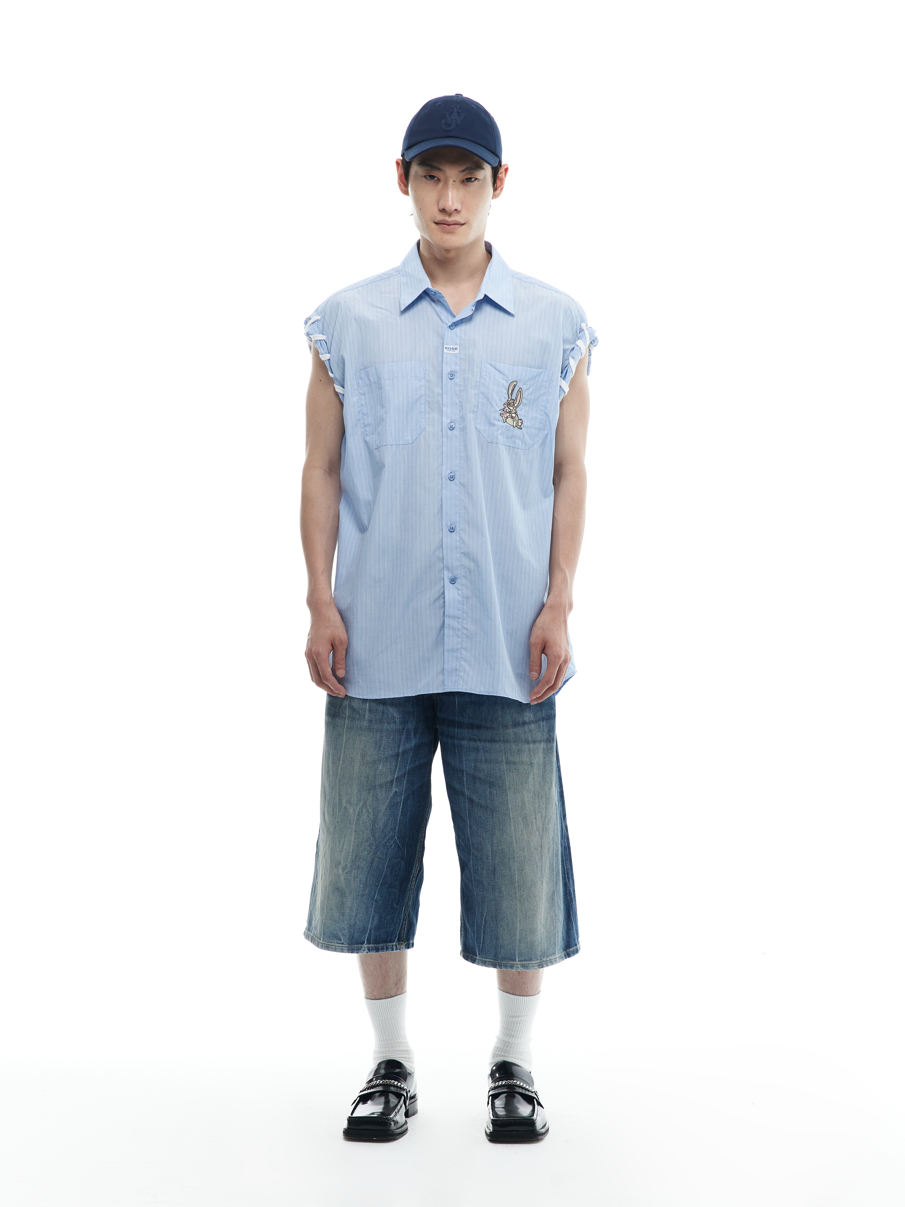 Laced Sleeve Overshirt
