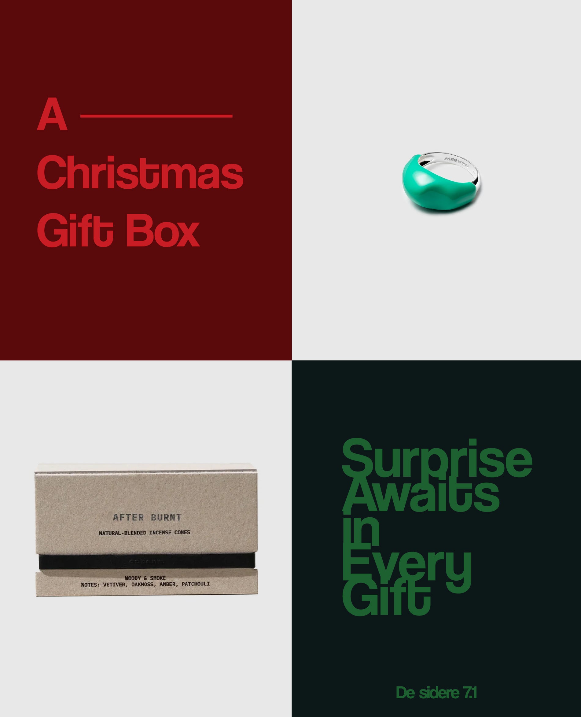 Xmas Gift Box - MERVYN Syrup Ring x  Copenn Incense sticks