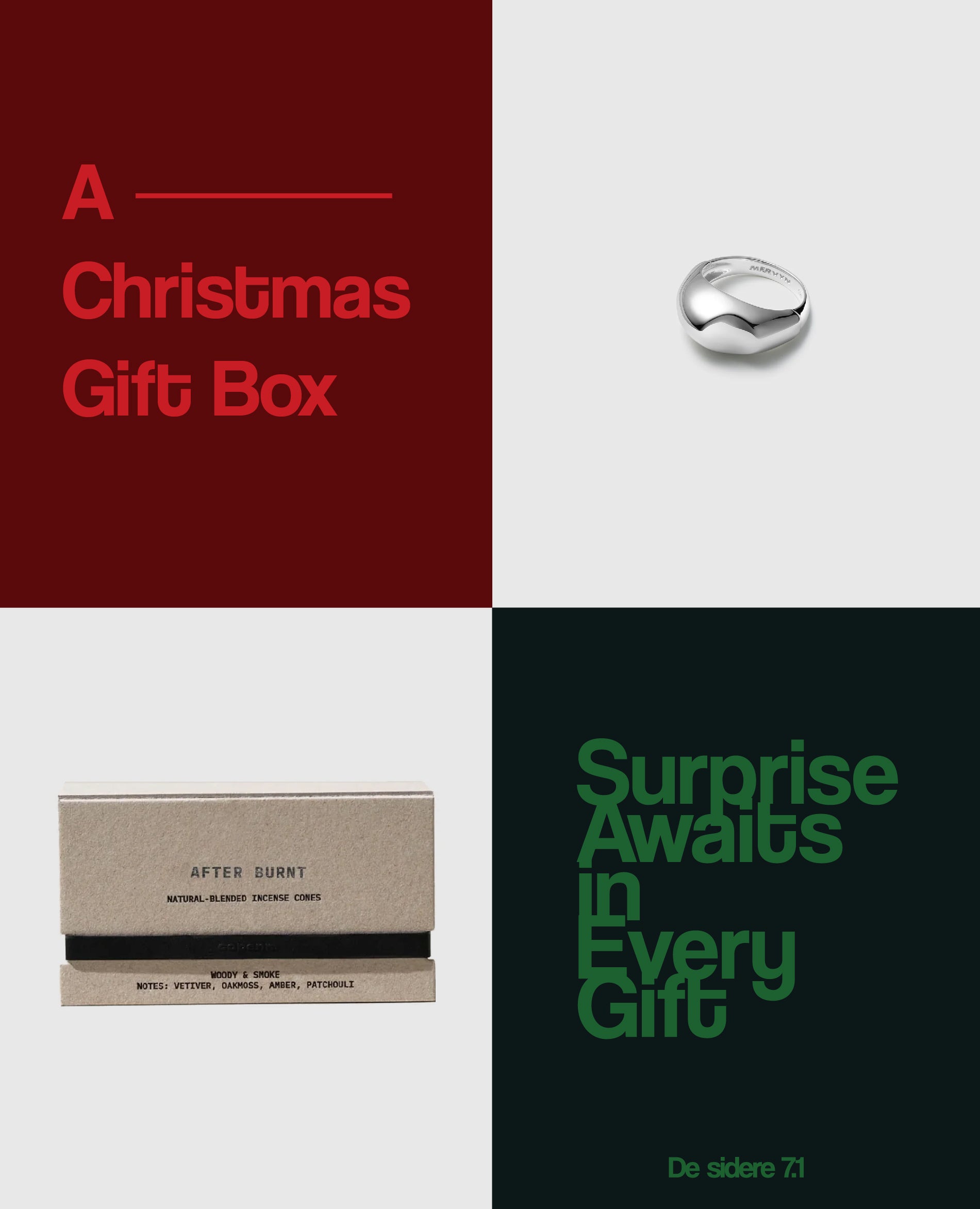 Xmas Gift Box - MERVYN Syrup Ring x  Copenn Incense sticks