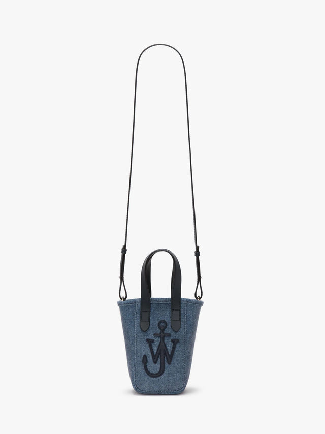 Mini Belt Tote - Mini Velvet Printed Denim