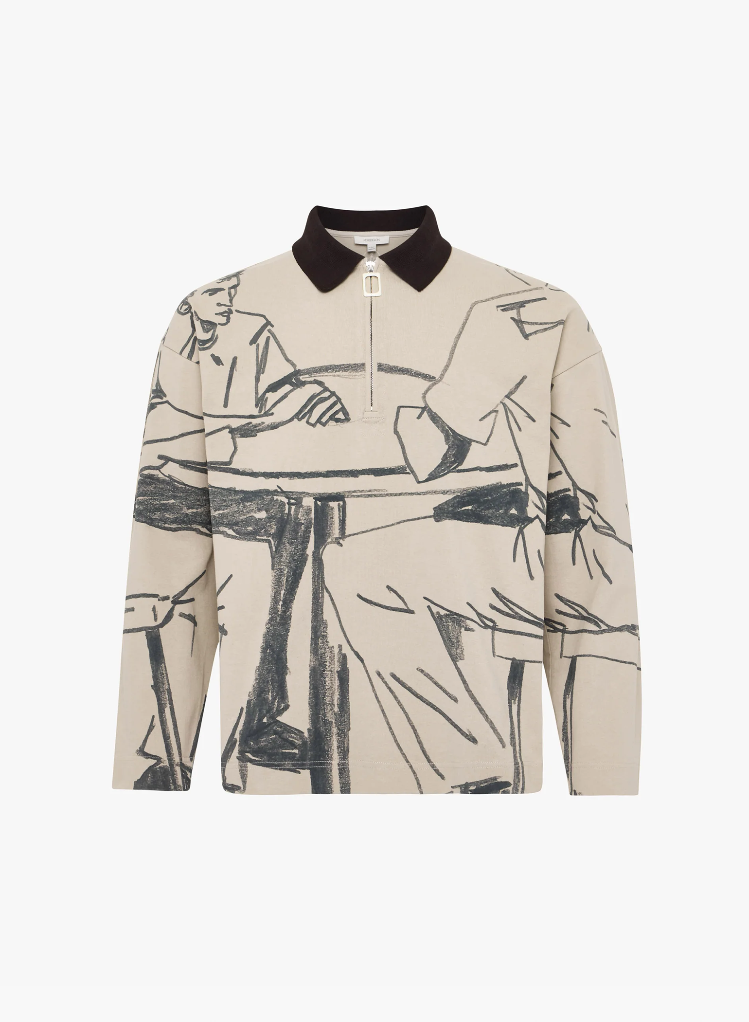 Printed Rugby Polo