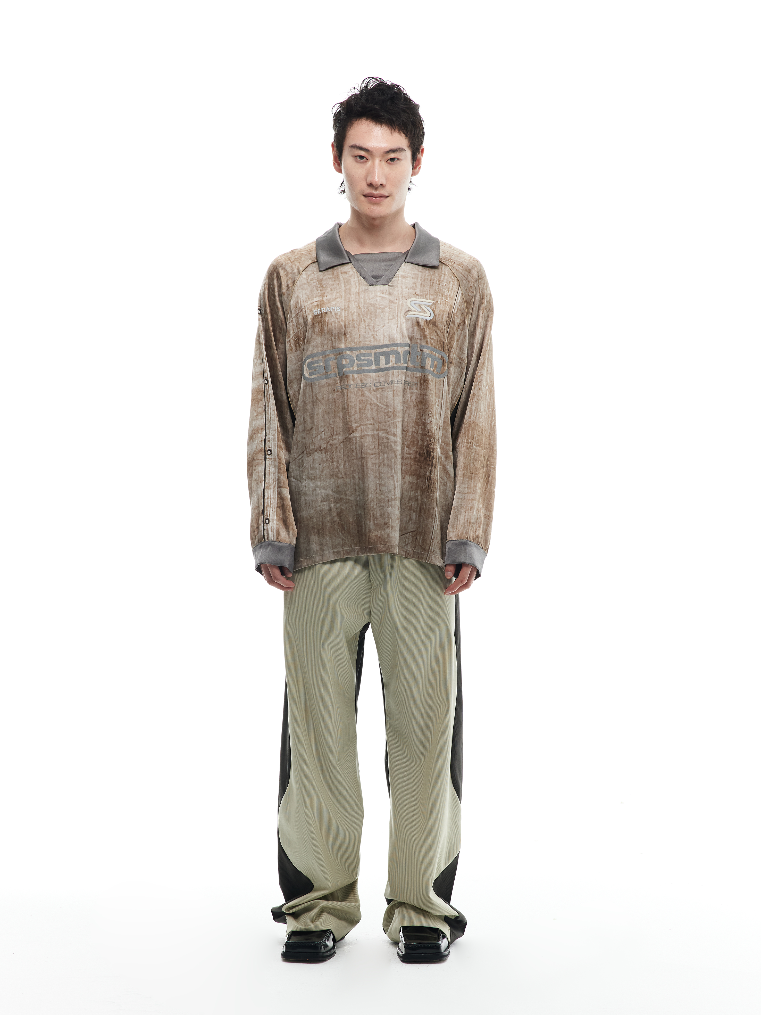 Piraeus Truck Tarp Silk Long Sleeve Football Top