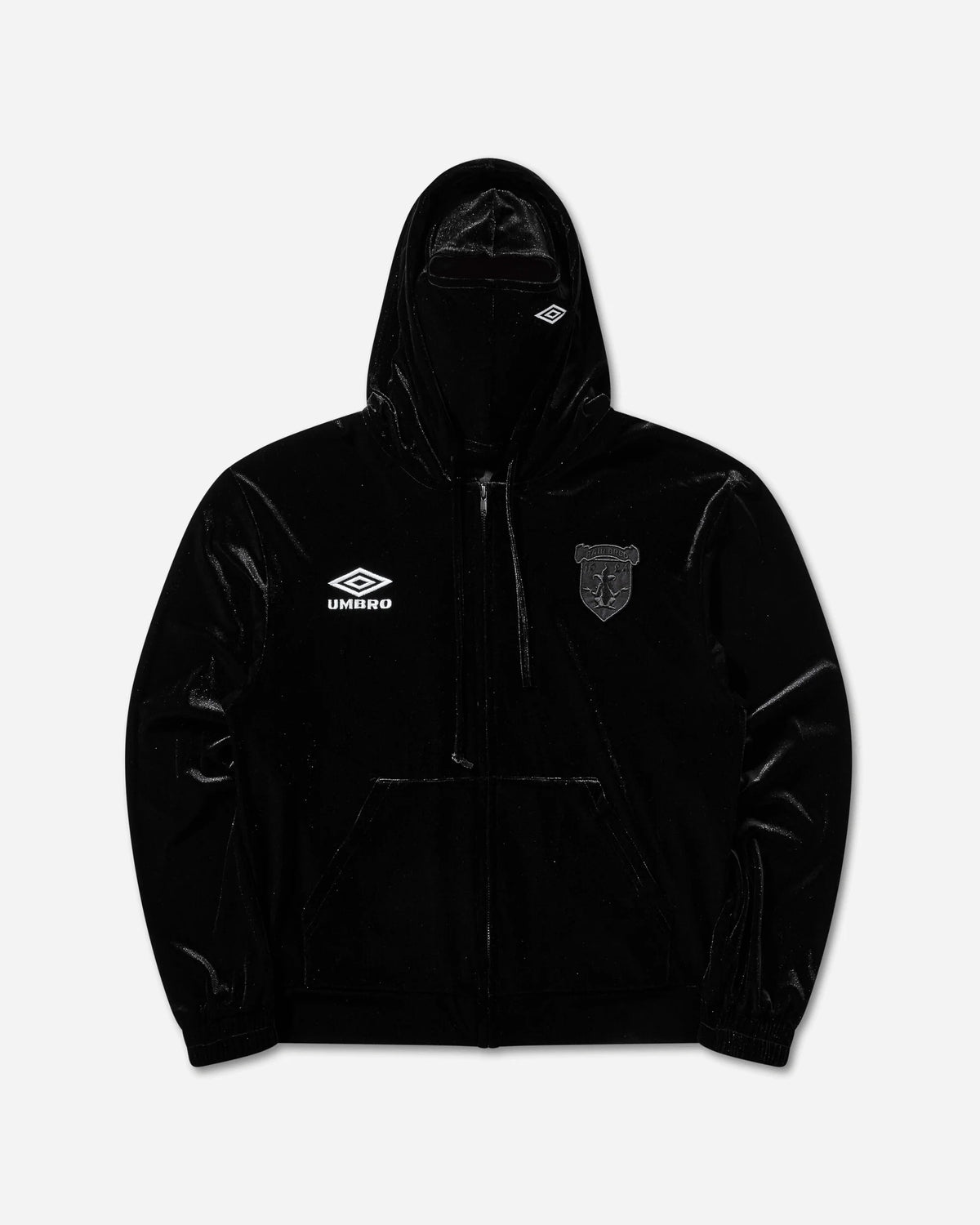 Velvet Masked Zip Hoodie