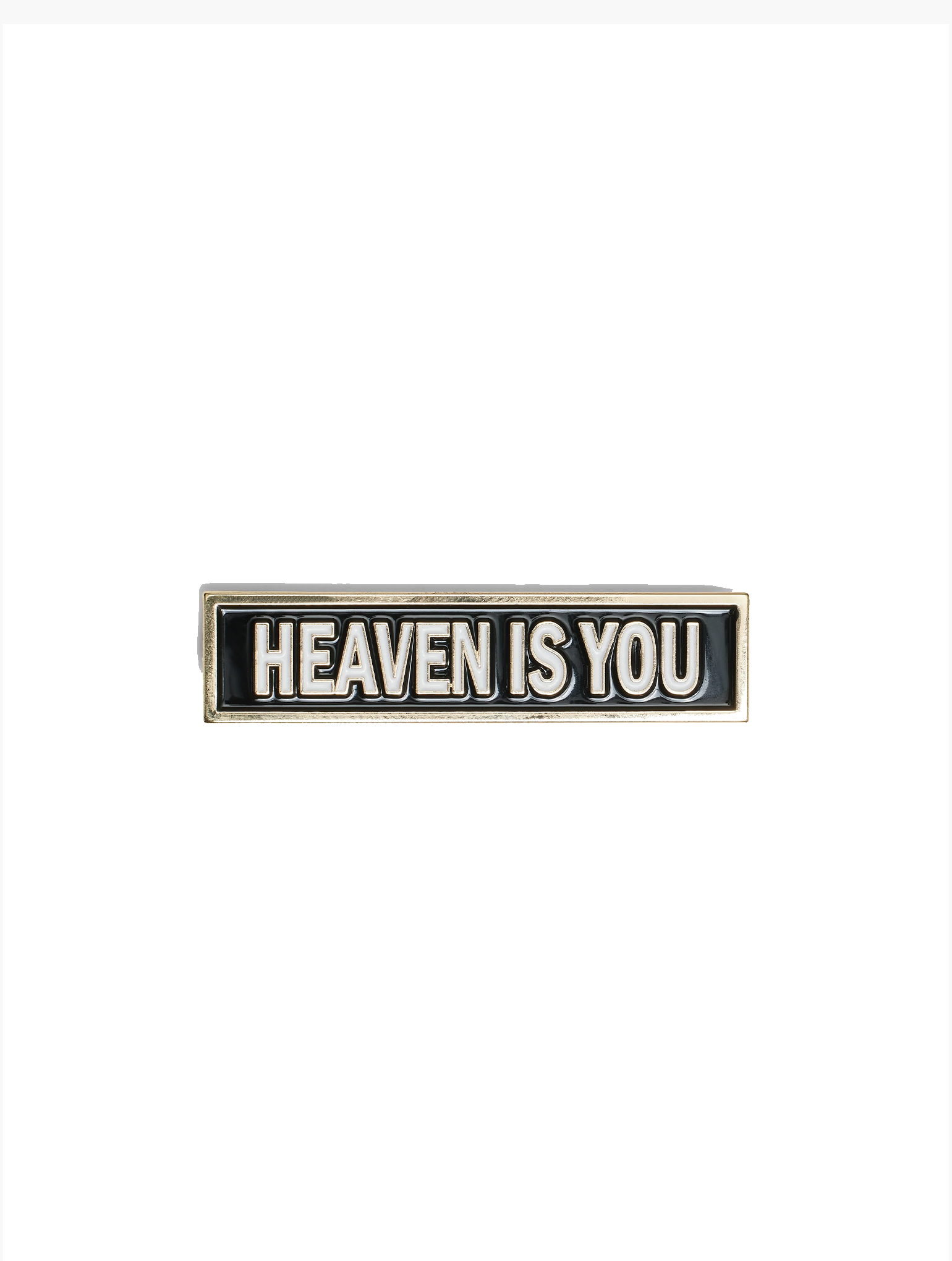 Unisex Heaven Is You Pin Metal