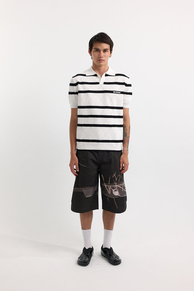 Agility Striped Polo Shirt