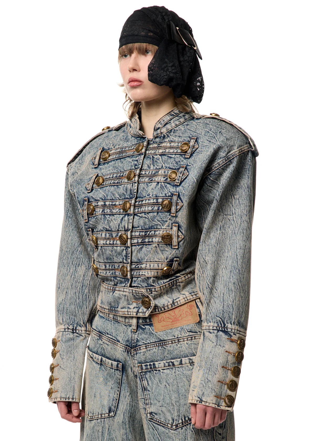 Women Napoleon Jacket Woven