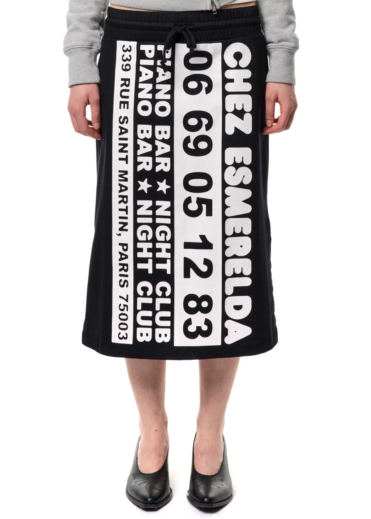 Women Sweatshirt Skirt Knit