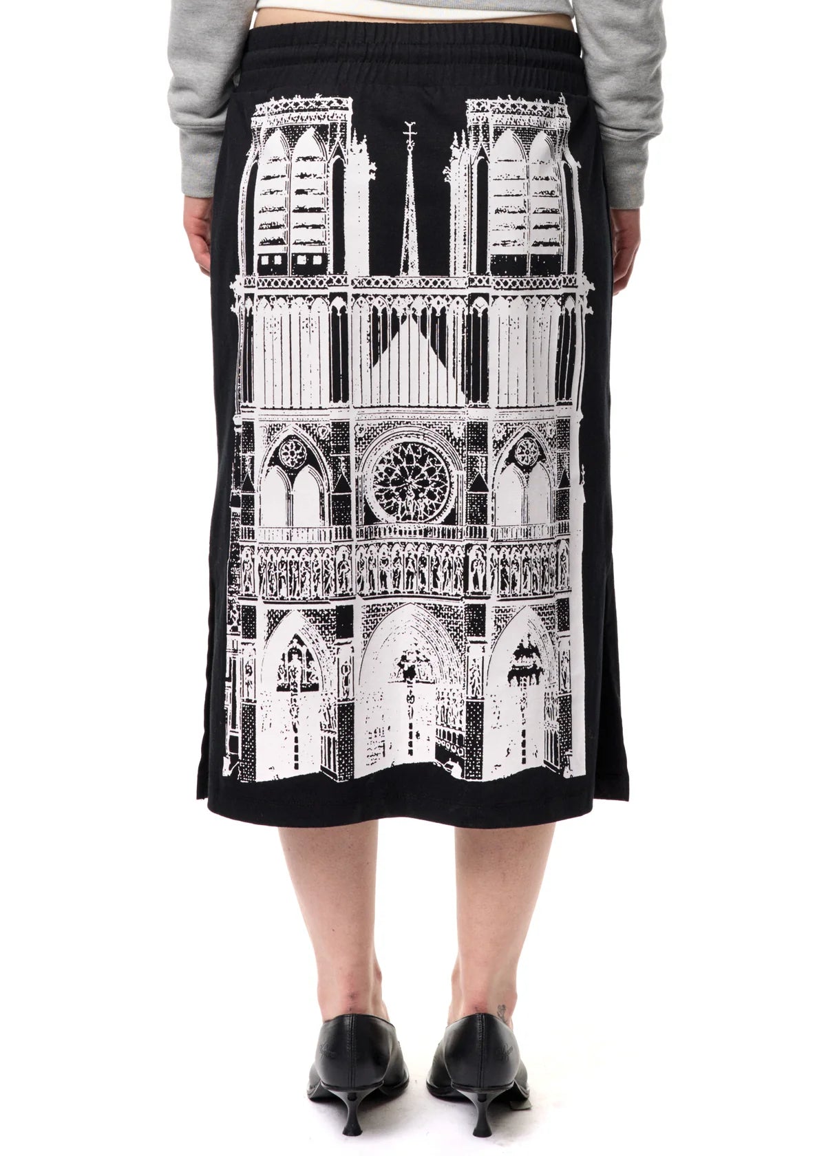 Women Sweatshirt Skirt Knit