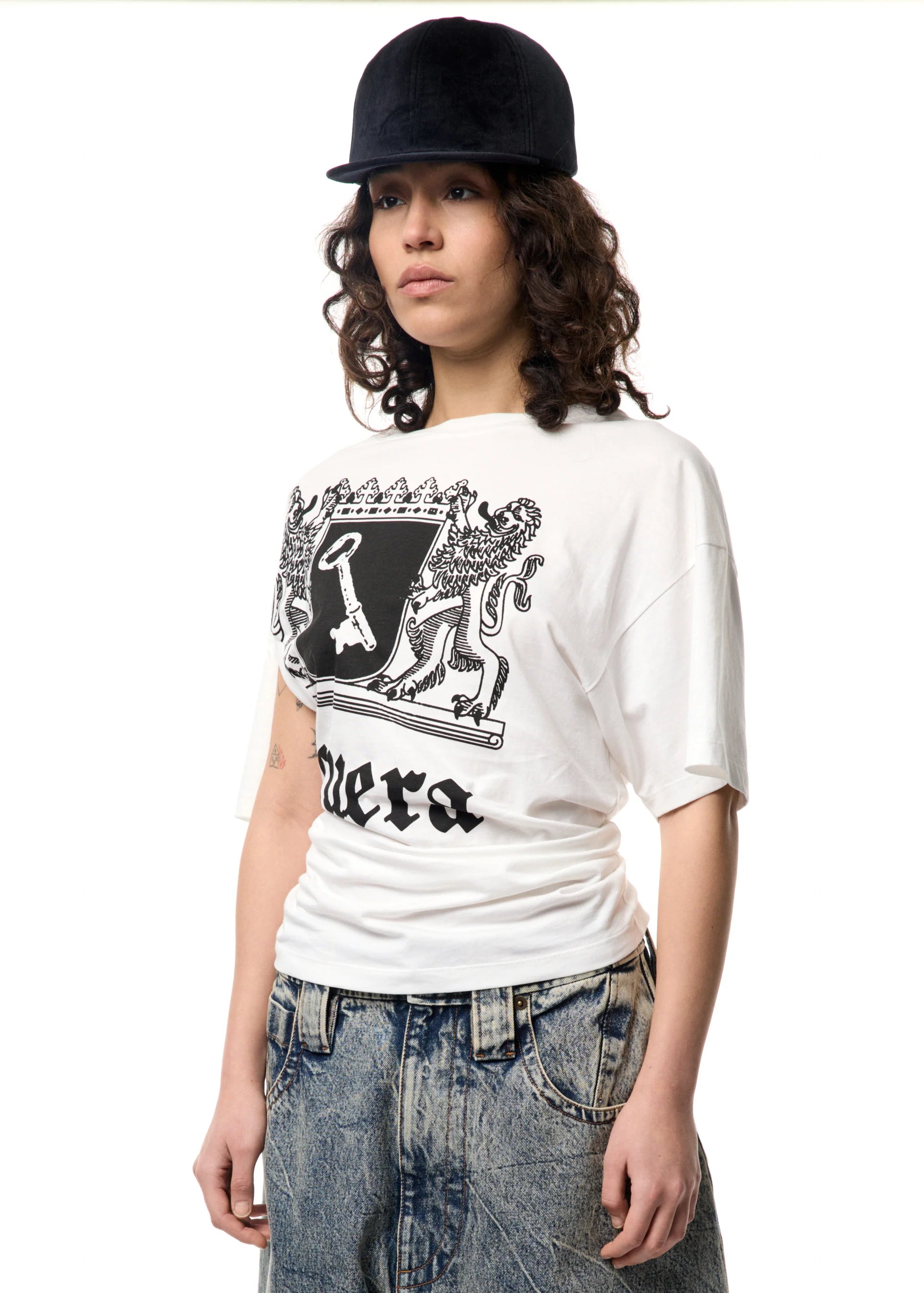 Women Twisted T Shirt Knit