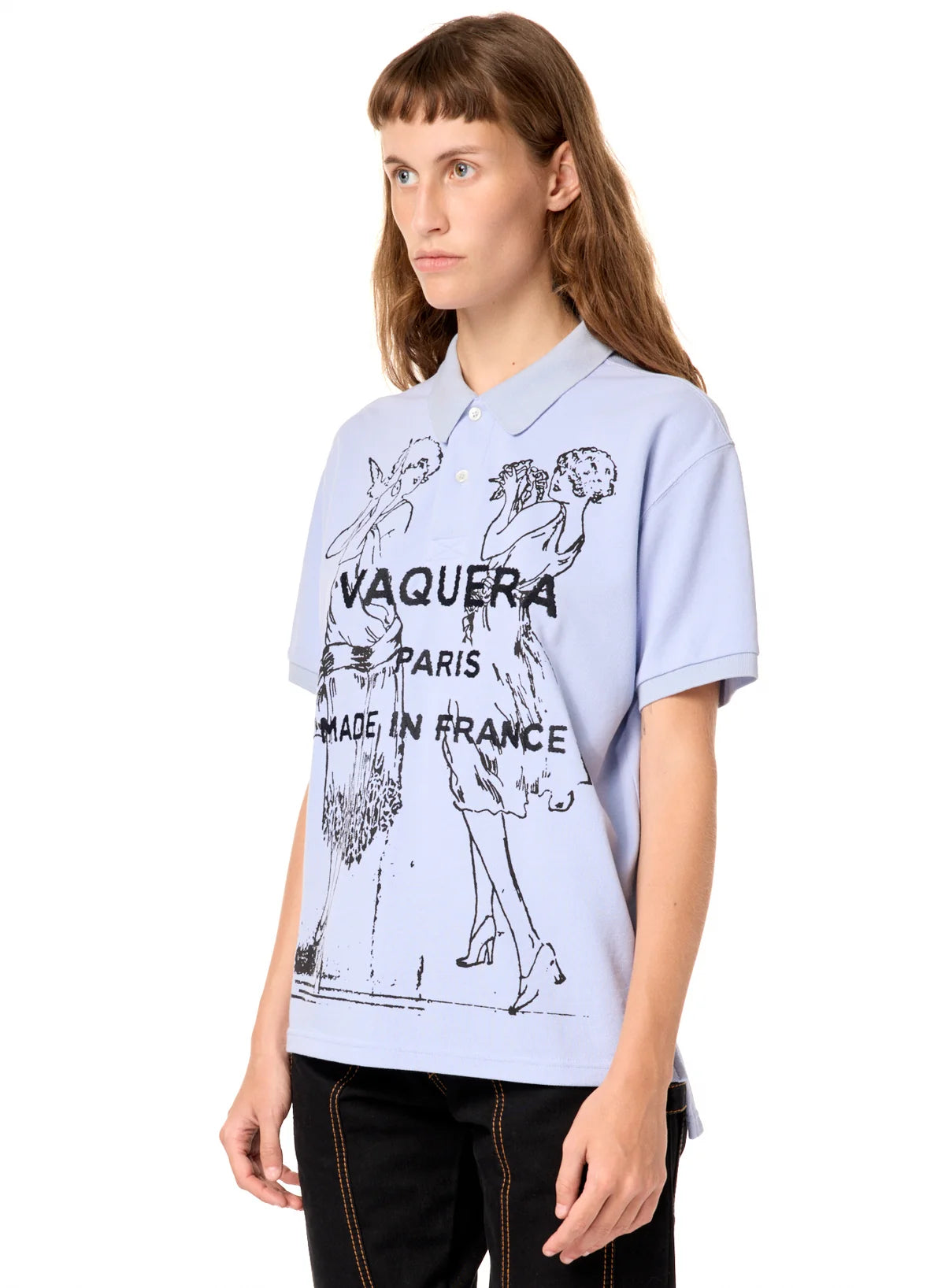 Women Flapper Polo Knit