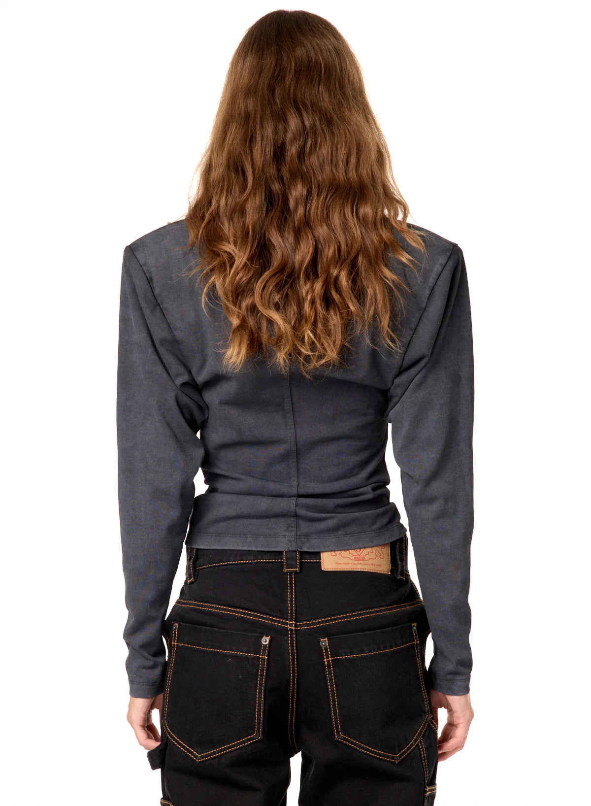Women Zipper Top Knit