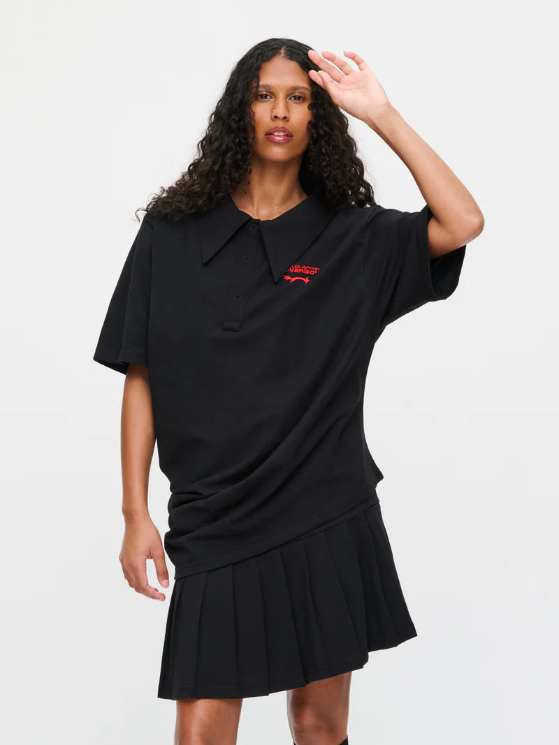 Woven Topsy Turvy Jersey Dress