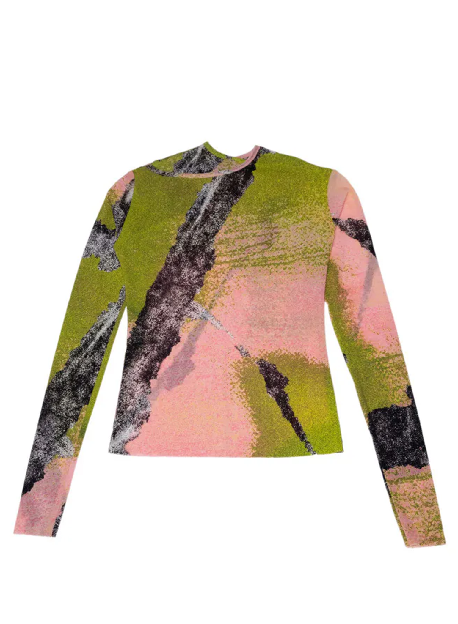Zigzag Neckline Top