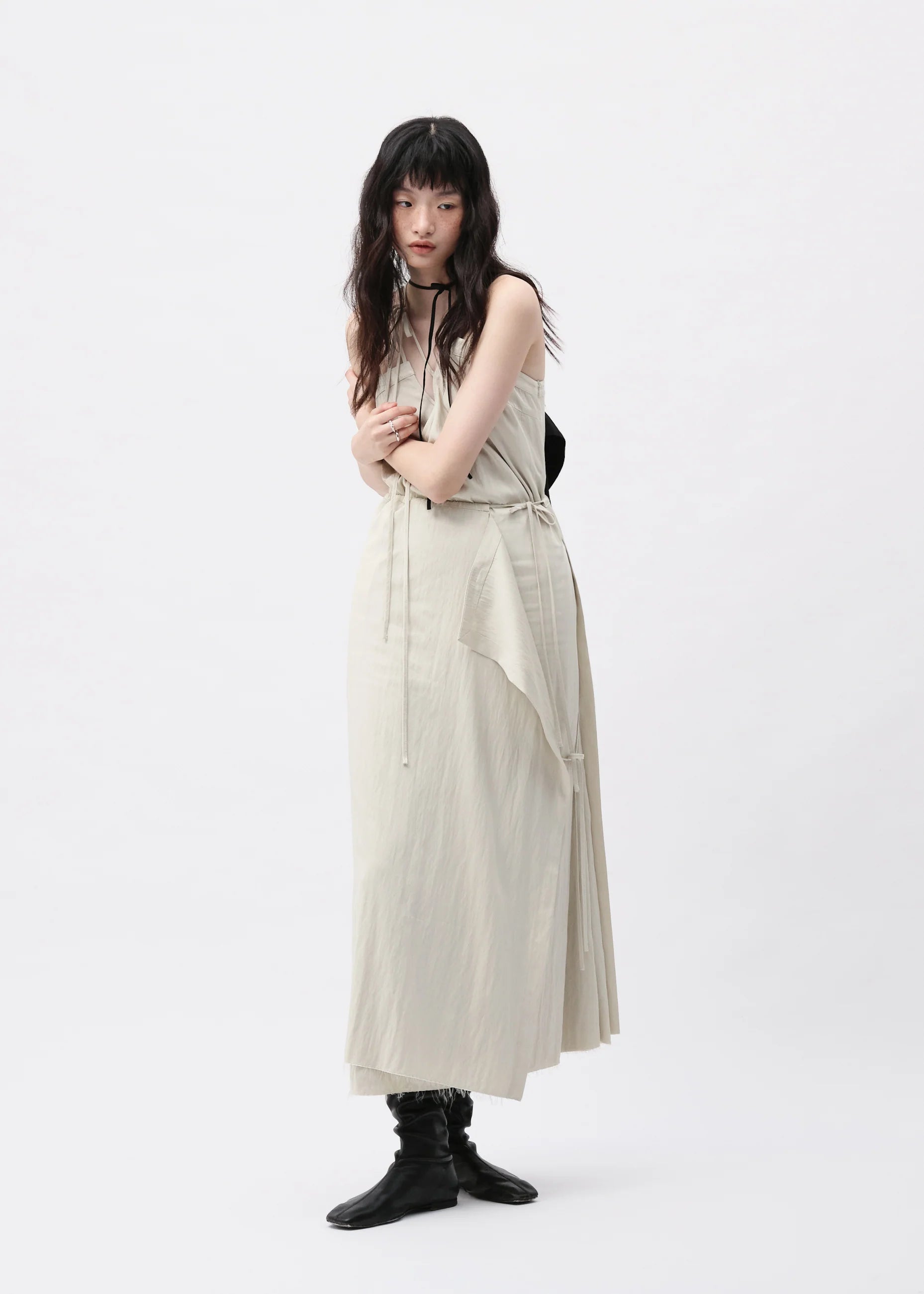 Self-tie Dress